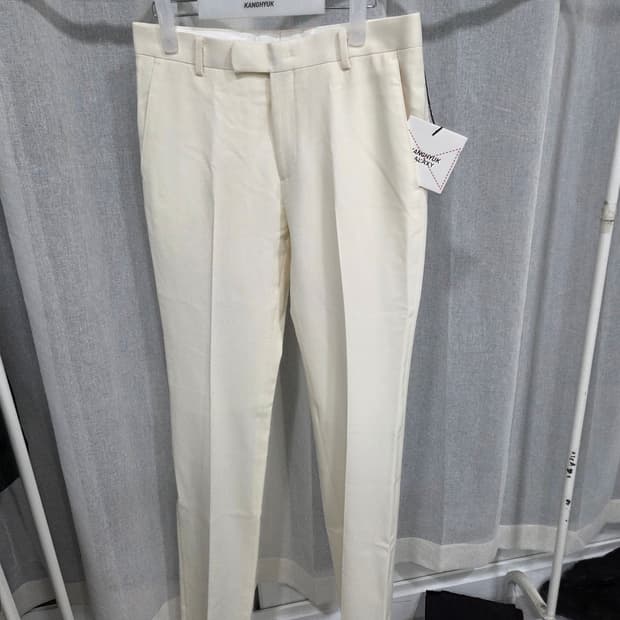 강혁 갤럭시 베이직 노턱 팬츠 화이트 S