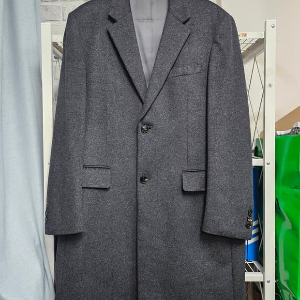 앤드지 남성코트 110 럭스 캐시미어 체스터 싱글코트 XD39