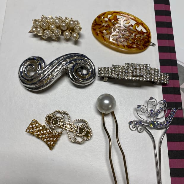 빈티지 헤어 악세사리