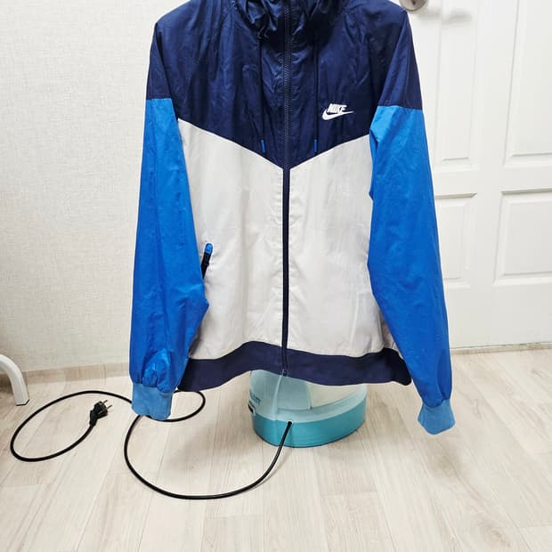(100~105)L☆초대장급☆나이키 윈드러너[네이비,화이트,블루]바람막이