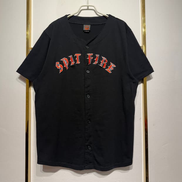 Spitfire 올드 잉글리시 빅헤드 베이스볼 저지 셔츠 XL