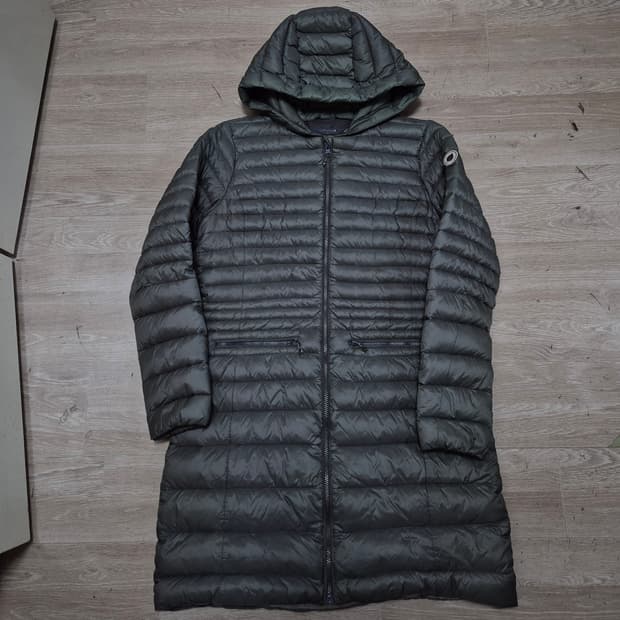 라푸마 SINCE 1930 사이드와펜 다운 후드 롱 경량패딩 L(100)