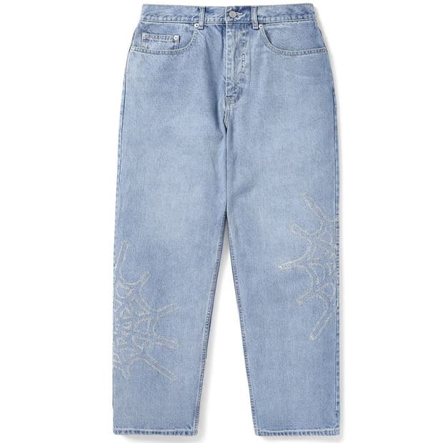디스이즈네버댓 Web Embroidery Jeans 