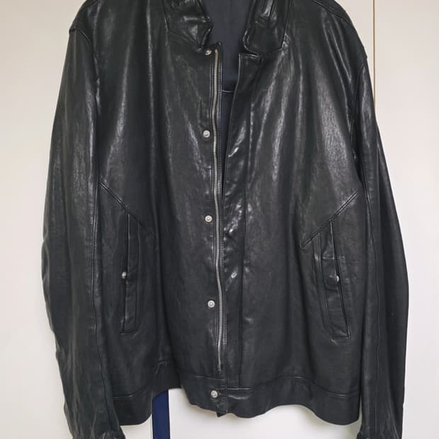 지이크 차이나 양가죽자켓 새상품 105 급처합니다99만원->35