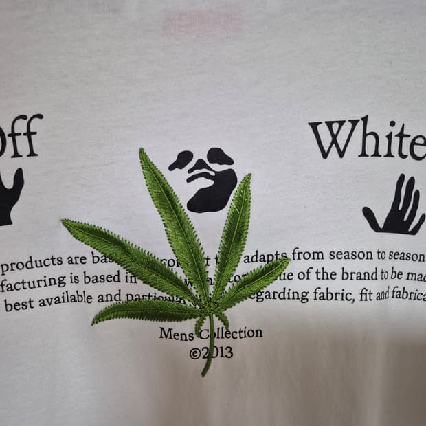 오프화이트 핸드로고