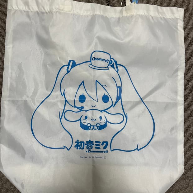 하츠네 미쿠 시나모롤 에코백 