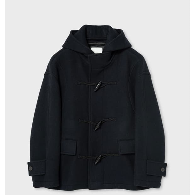 [M] 넌블랭크 더플 하프 코트 