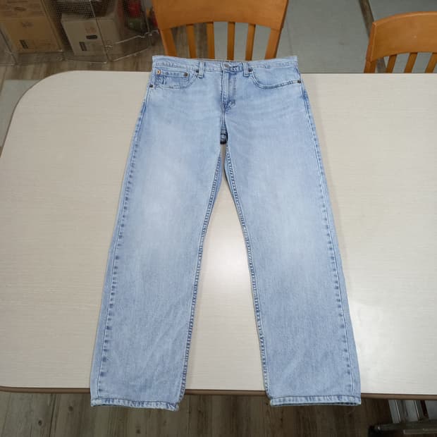 33 리바이스502 리오셀28% 워싱 스판 슬림일자진 33-454