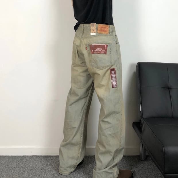 리바이스 USA 정품 levi 569 워싱 데님팬츠