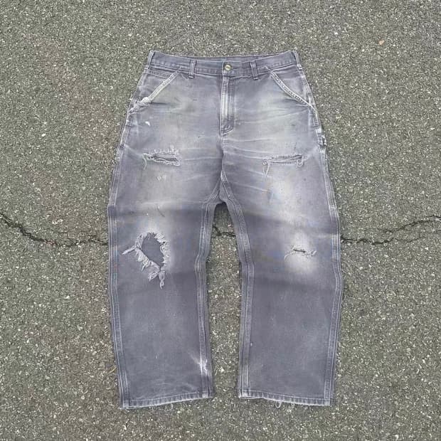 칼하트 싱글니 카펜터 Carhartt B11 PTB 34x30