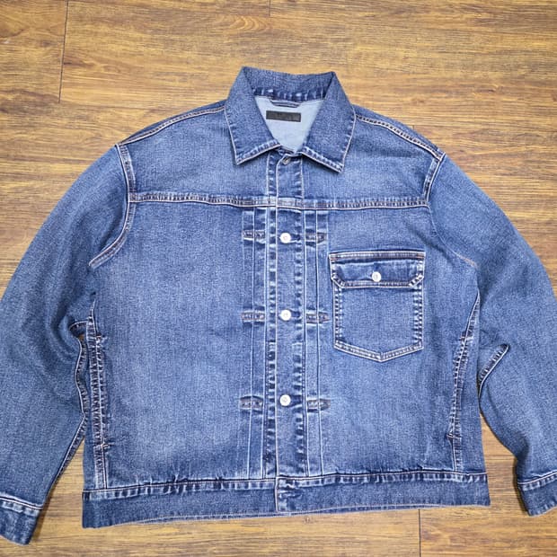 유니클로 데님 트러커자켓 
