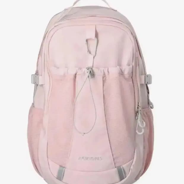 오늘만5.6 네이키드니스 백팩 가방 핑크 카라비너 메쉬 당일배송