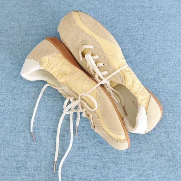 기호 SKIA PINKING SHIRRING SNEAKERS / 노랑