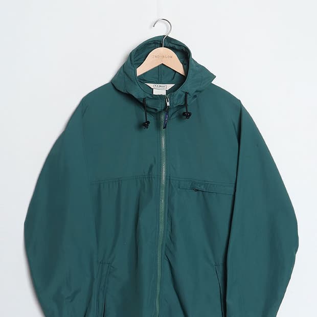 90's L.L.Bean Nylon Hooded Jacket