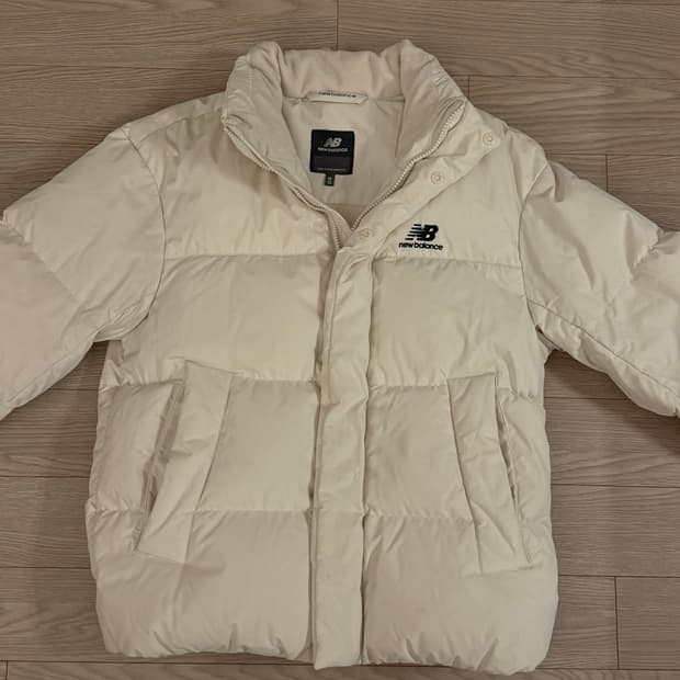 뉴발란스 숏패딩 아이보리