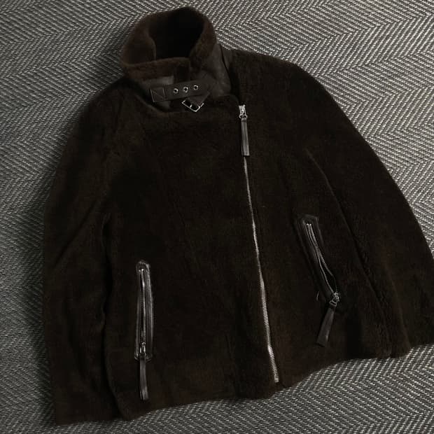 카시바디 양모 무스탕 자켓y 3719