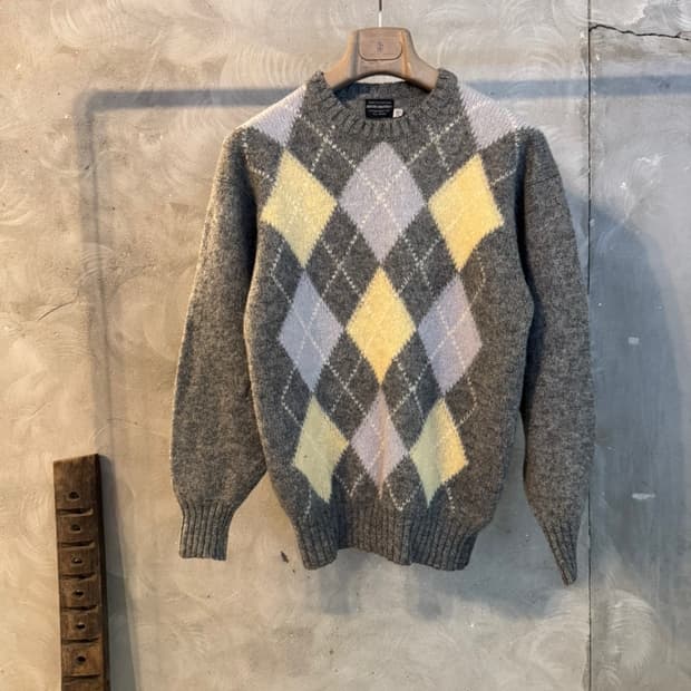 브룩스 브라더스 아가일 니트 66~77