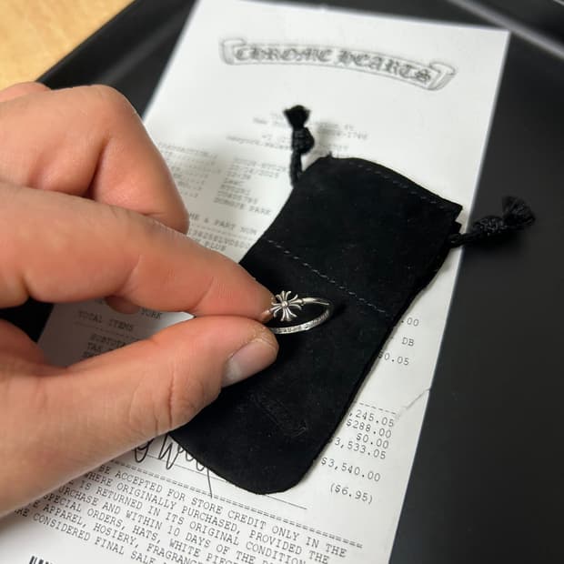 [새제품] 크롬하츠 버블검링 us5