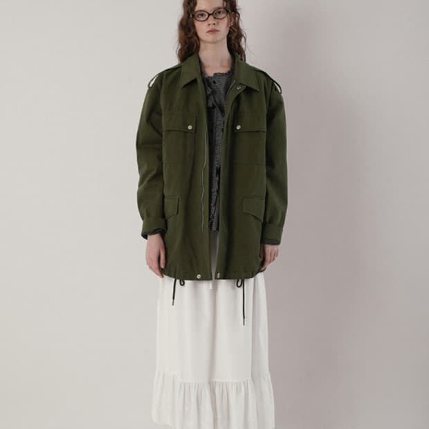 위드아웃썸머 시티 워크 자켓 카키