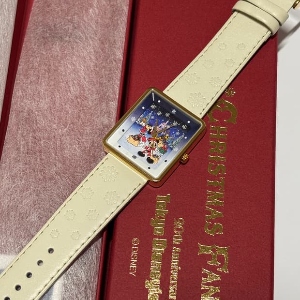 디즈니 미키마우스 20주년 크리스마스 한정시계 