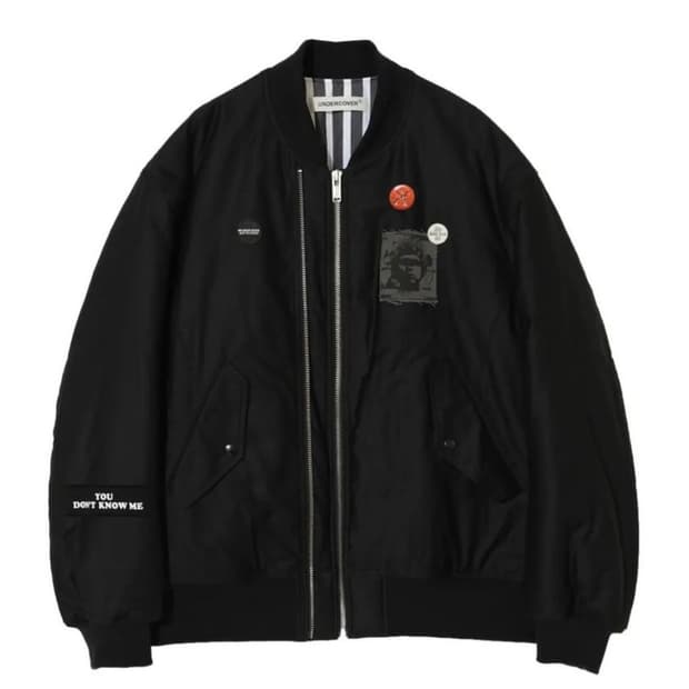 [2] 언더커버 패치 퀼팅 봄버 자켓