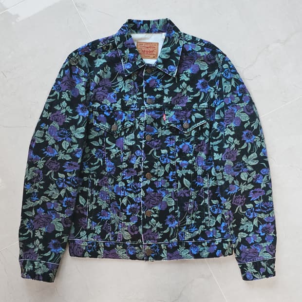 16SS 슈프림 × 리바이스 floral jacket