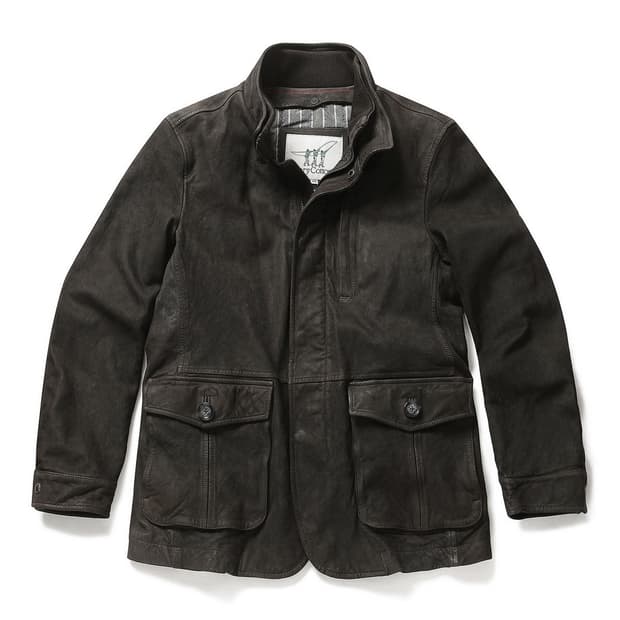 [100] 헨리코튼 가죽 누벅 자켓 (양가죽)