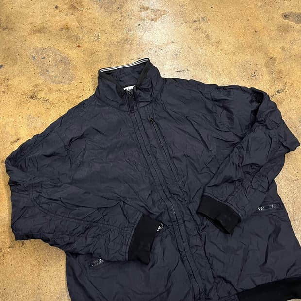 [정품/XXL] 스톤아일랜드 가먼트 다이드 크링클 자켓 b14