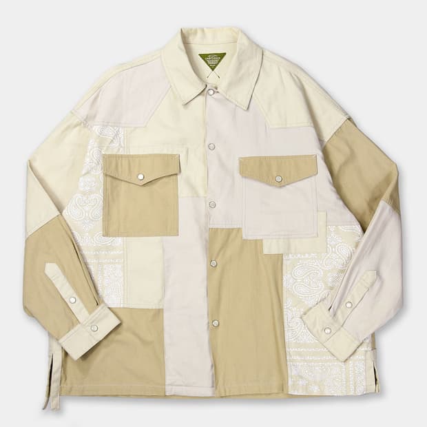 Niko and UNSTUDIED Patchwork Overshirt