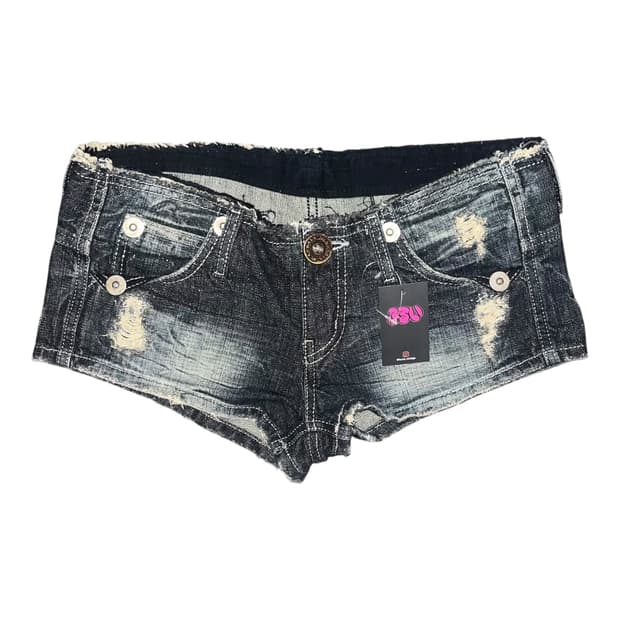 d.i.a 다이아 데미지 데님 숏팬츠 갸루y2k펑크