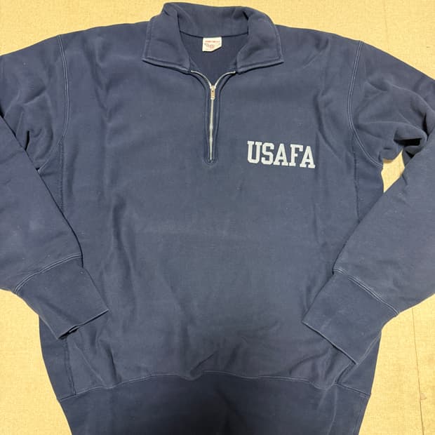 브론슨 논스탁 USAFA 하프집업 스웻셔츠, 2XL 