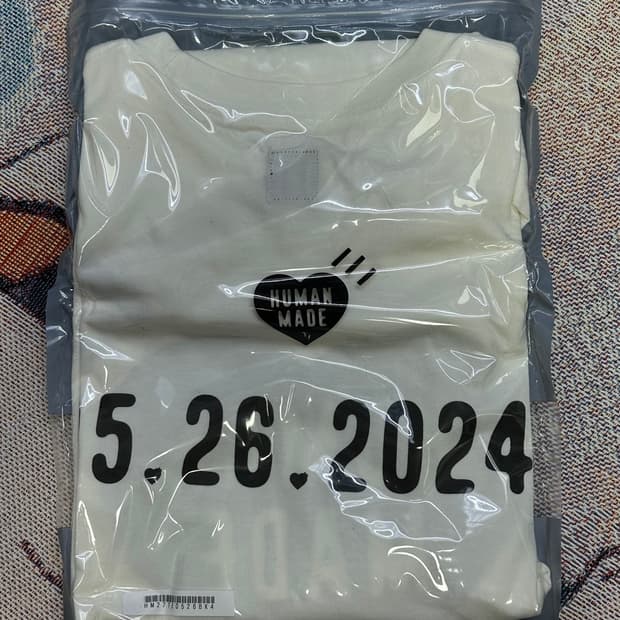 [XL] 휴먼메이드 S/S 데일리 티셔츠 블랙
