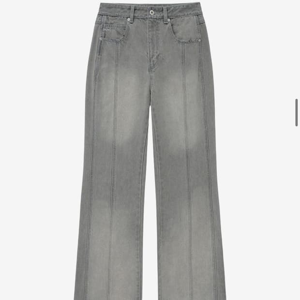 인사일런스 우먼 디바이드 부츠컷 데님 (S) ASH GREY