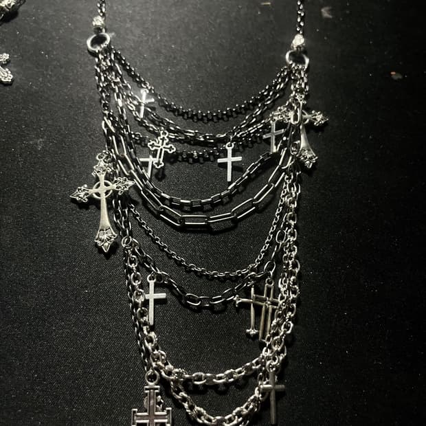 Handmade custom layering necklace 