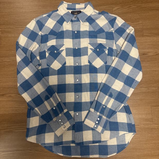 RRL 더블알엘 플래드 웨스턴 셔츠 L 팝니다