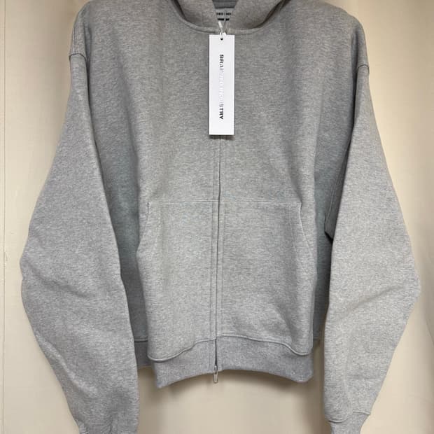 브랜디드 CLOUD HOODIE ZIP-UP MELANGE GRAY] M