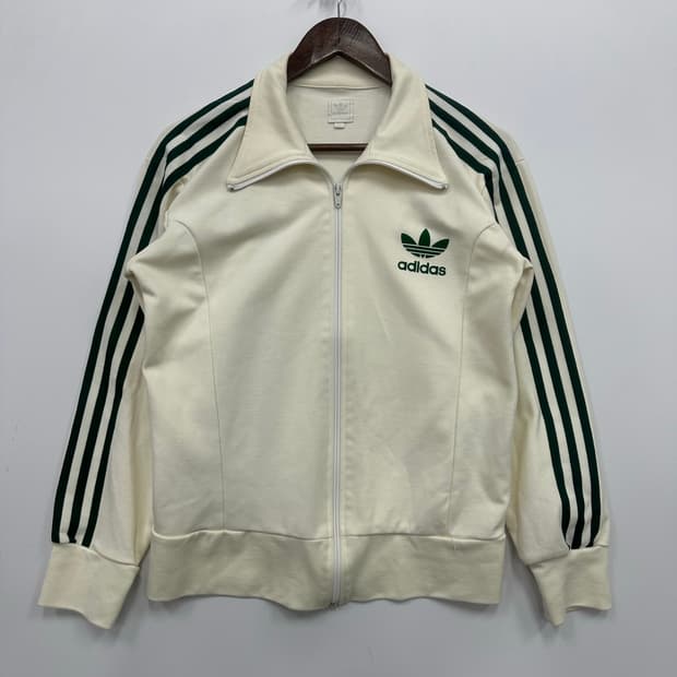 아디다스 유로파 크림 아이보리 져지 트랙탑 