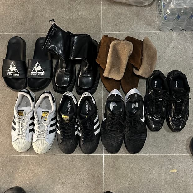 나이키 아디다스 퍼부츠 신발 240-250-260