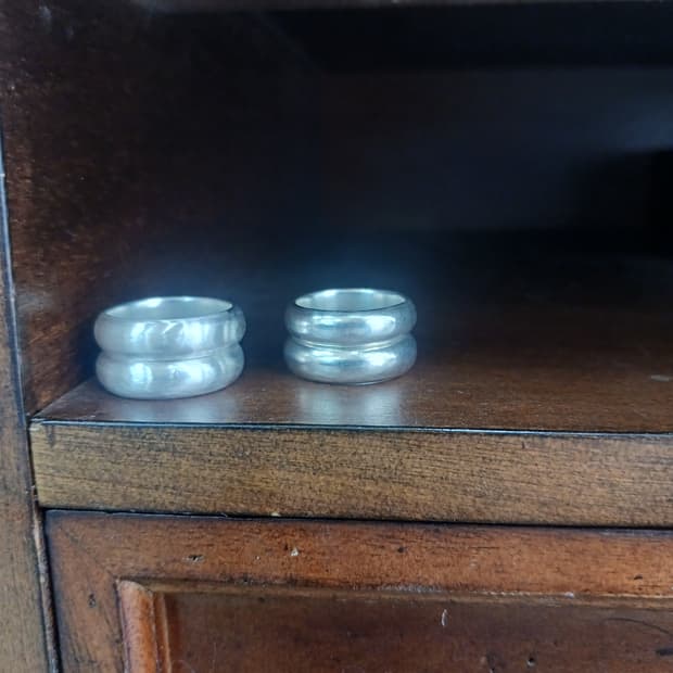 쌍가락지5미리 순은99 