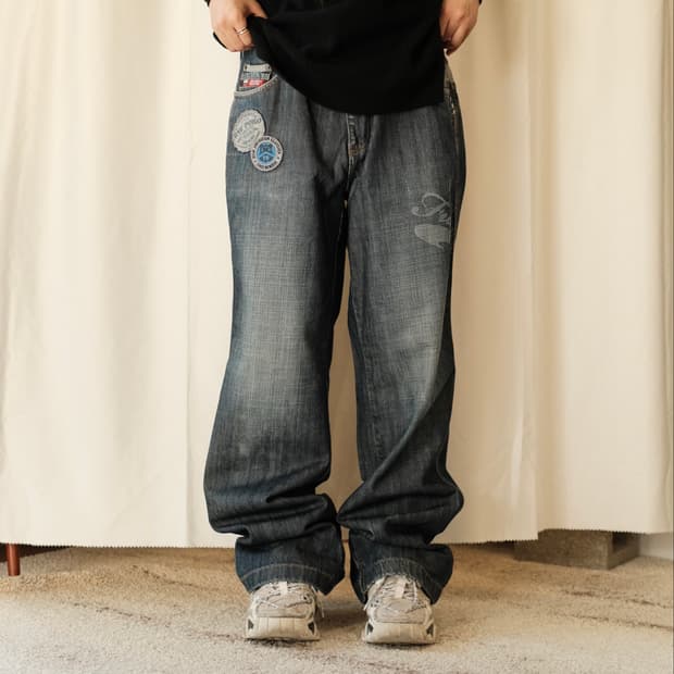후부 빈티지 데님 팬츠