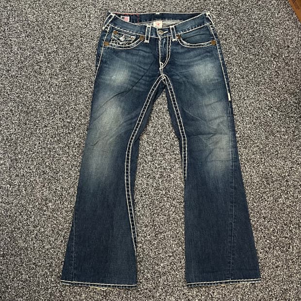 트루릴리젼 부츠컷 데님 