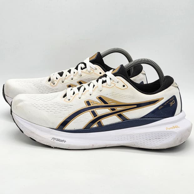  아식스 젤 카야노 30 애니버서리 화이트 딥 오션 (275) 