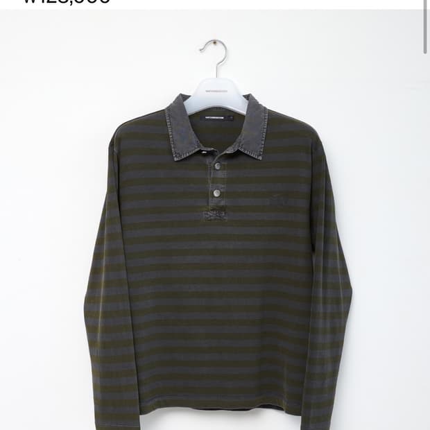 해칭룸  VTG Stripe Polo Tee (2)