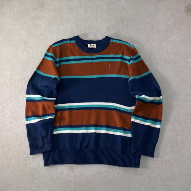 100 아크네 스튜디오 니마 페이스로고 스프라이트 니트