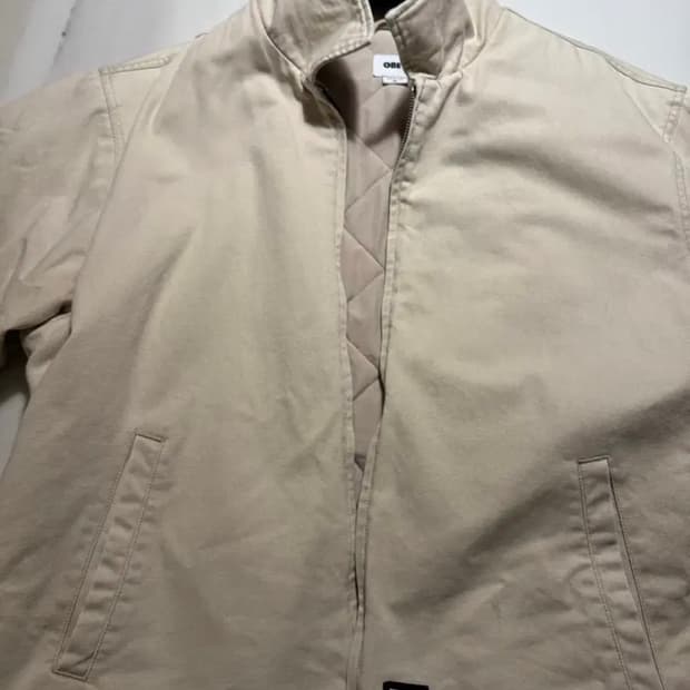 오베이 자켓 (OBEY head jazz Zip up jacket)