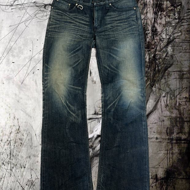 Washed Boot cut Pants