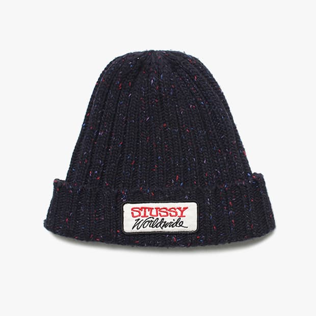  STUSSY "Navy Beanie"