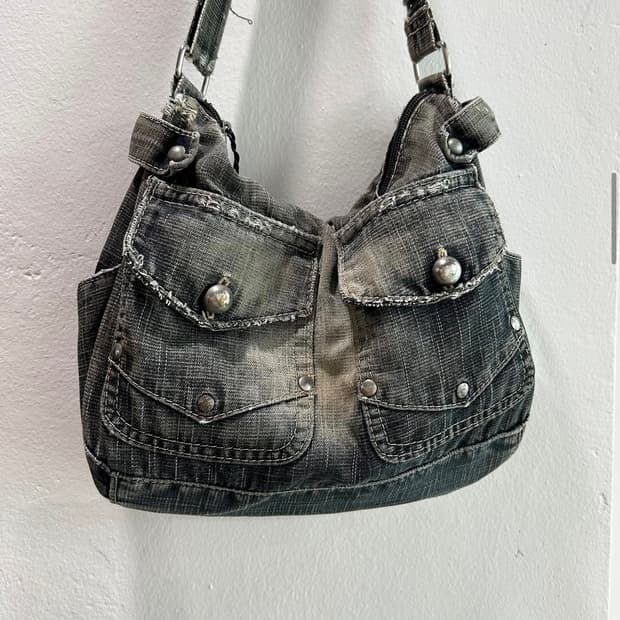 Grunge 2pocket shoulder bag