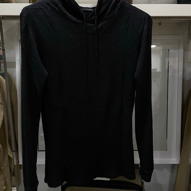 폴로랄프로렌(블랙라벨)/블랙 후드티(M)