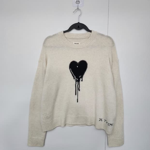 쟈딕앤볼테르 95 66 캐시미어100%니트